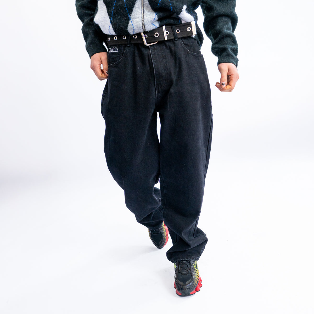 hoddle 初期 ブラックデニム 32 16 OUNCE DENIM RANGER JEAN - BLACK/BLACK | HODDLE SKATEBOARDS