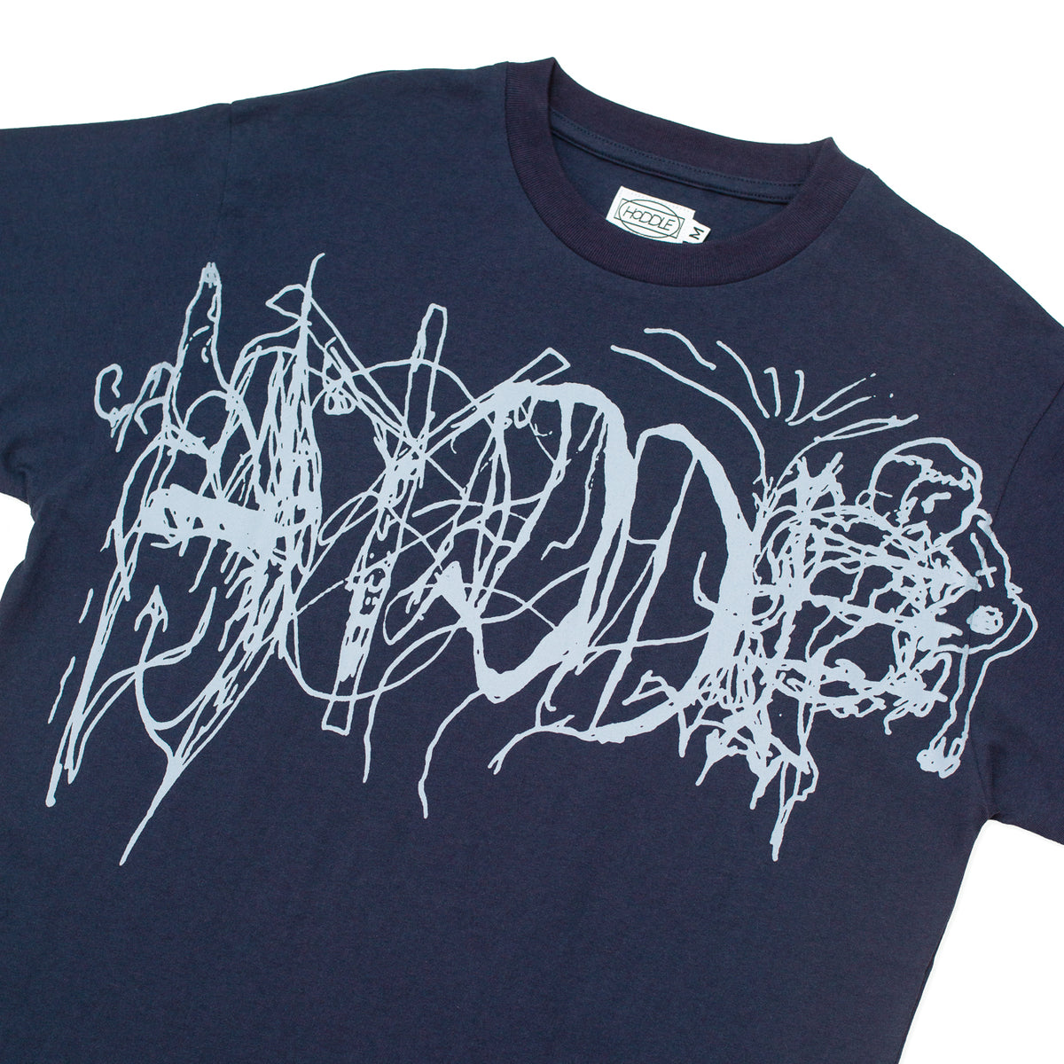 LG HILL TEE NAVY | HODDLE SKATEBOARDS