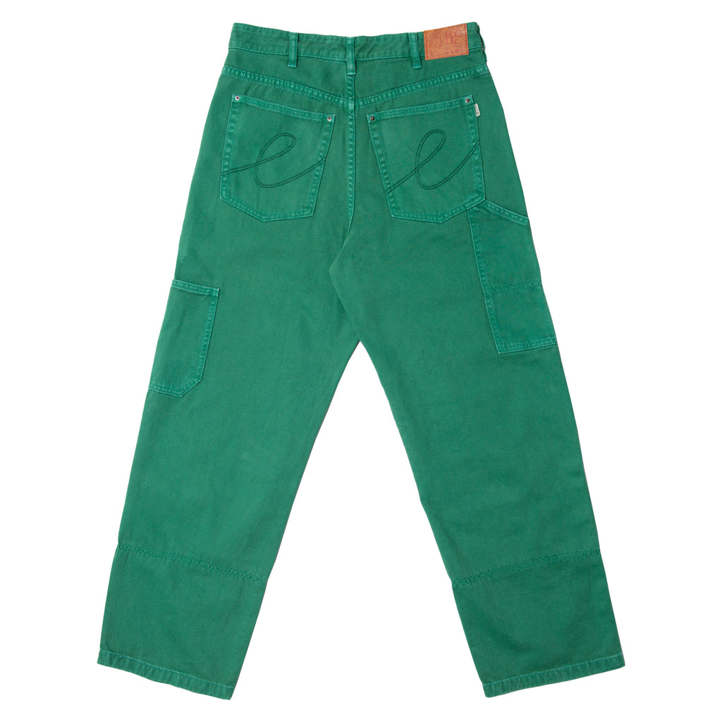 16 OUNCE DENIM DOUBLE KNEE CARPENTER JEAN GREEN WASH