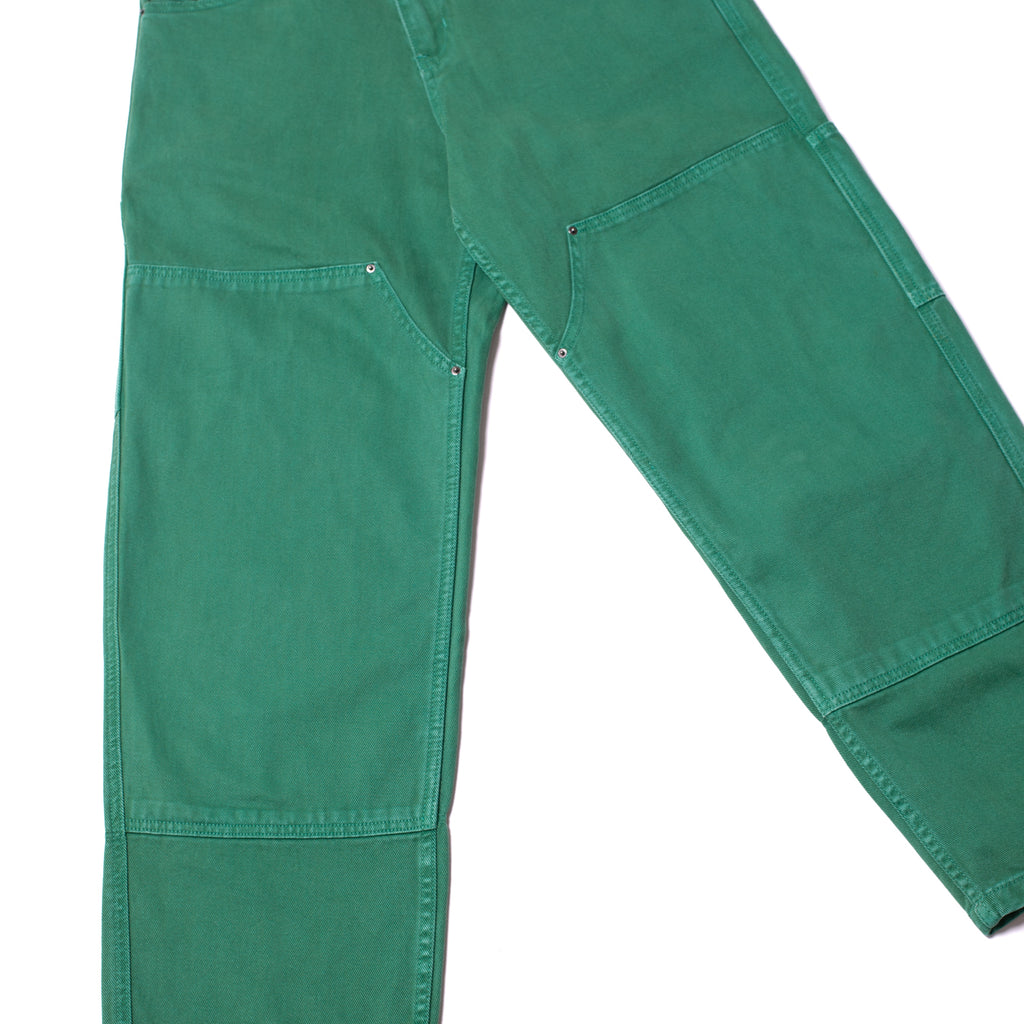 16 OUNCE DENIM DOUBLE KNEE CARPENTER JEAN GREEN WASH