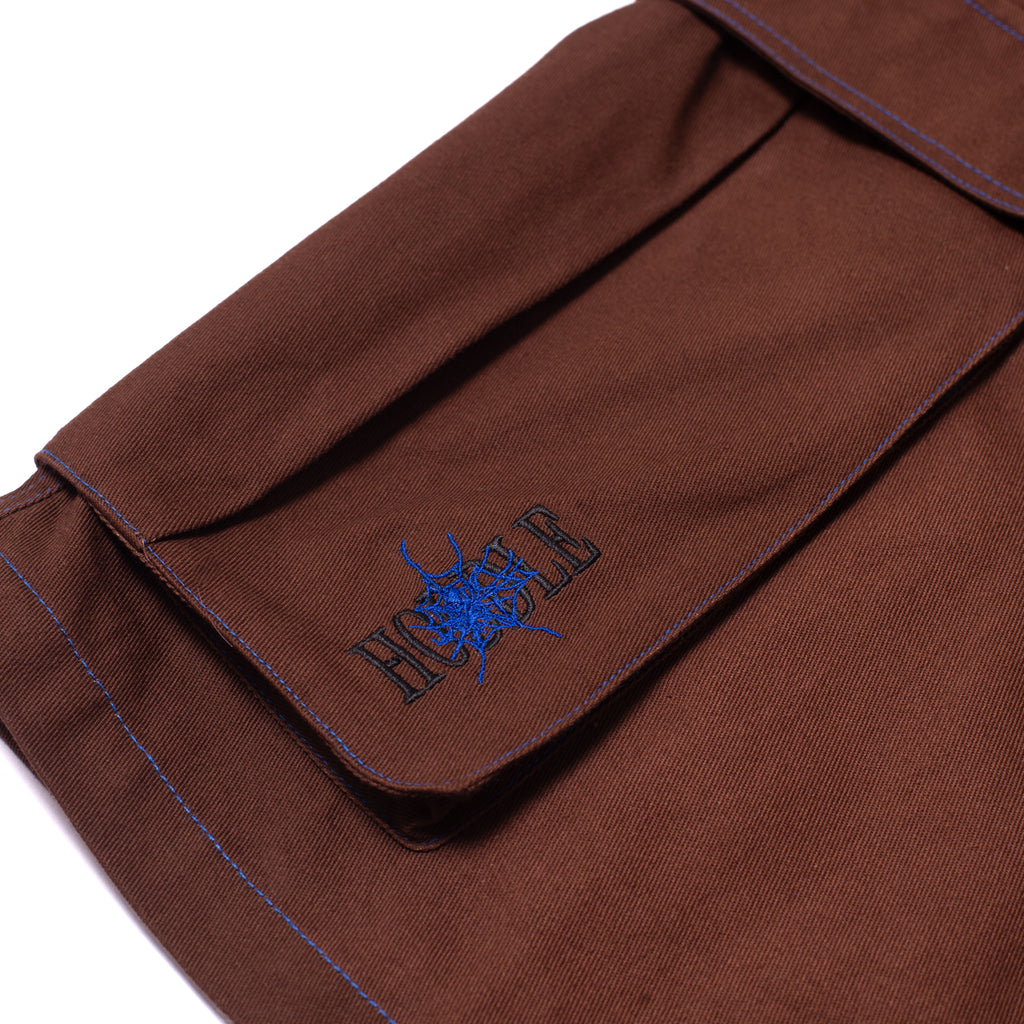 CARGO SHORTS CHOCOLATE - BLUE STICH