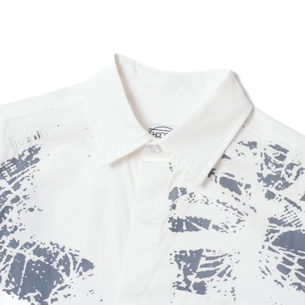 CONCRETE OXFORD SHIRT CONTRAST WHITE