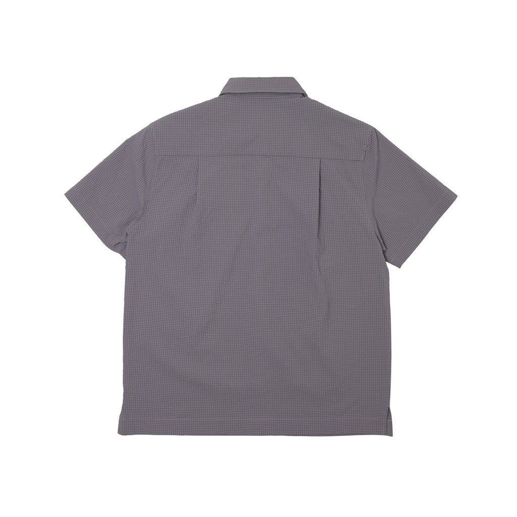 HDL SEERSUCKER SHORT SLEEVE SHIRT - GREY