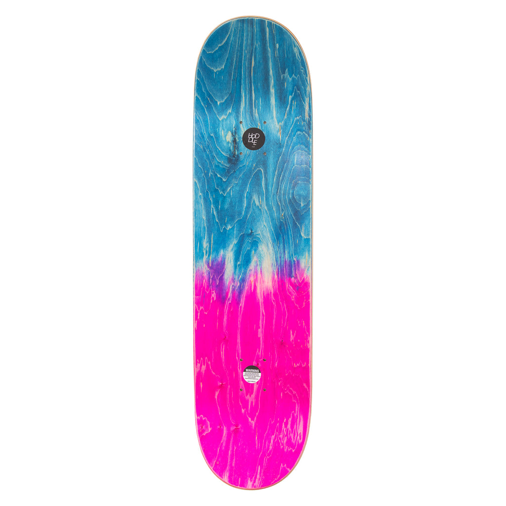 HODDLE LOGO DECK STAIN PINK BLUE