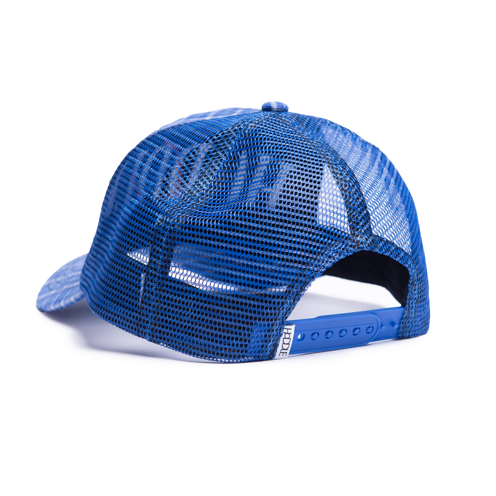 WEB TRUCKER CAP  BLUE / BLUE