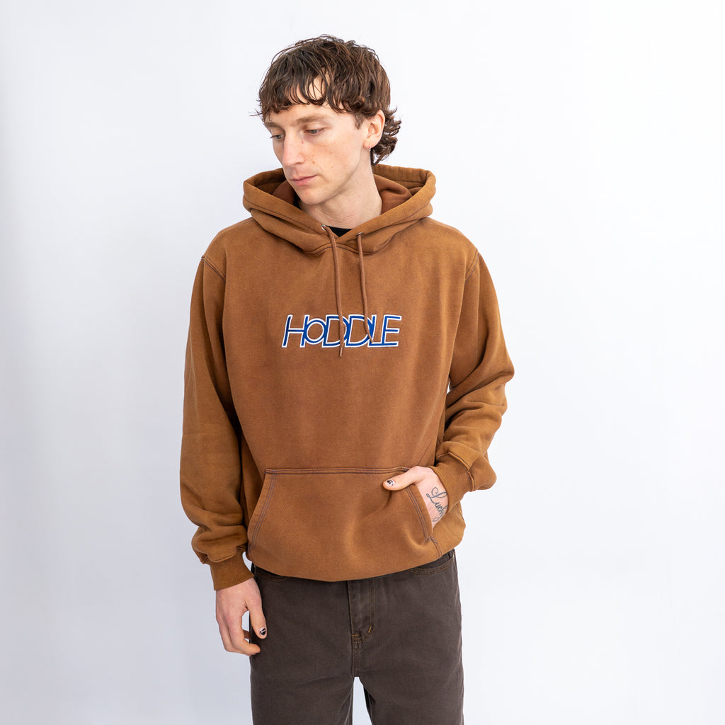 HODDLE OG LOGO HOOD BROWN | HODDLE SKATEBOARDS