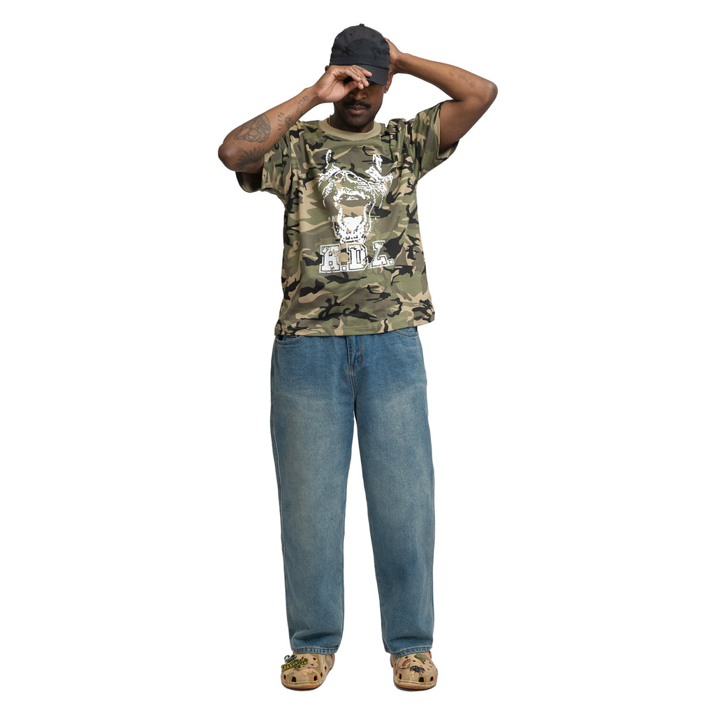 H.D.L BARK TEE CAMO