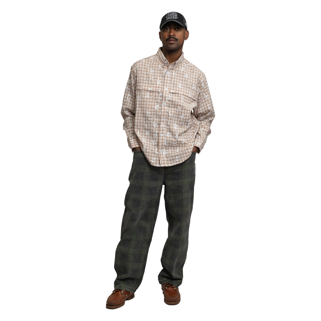 RANGER JEAN GREEN PLAID