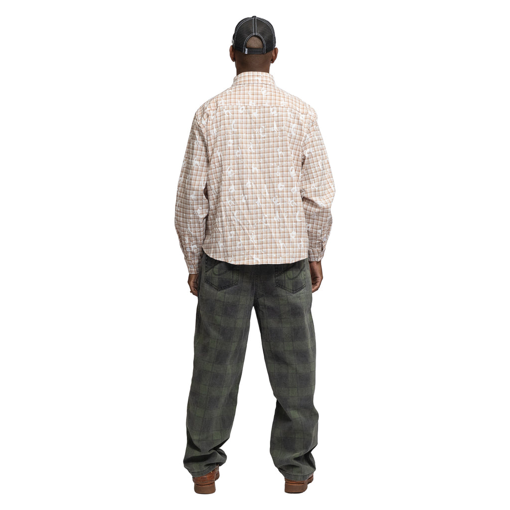 RANGER JEAN GREEN PLAID