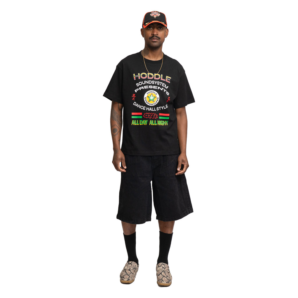 HODDLE SOUND SYSTEM TEE BLACK