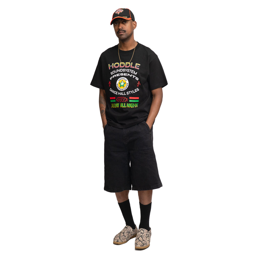 HODDLE SOUND SYSTEM TEE BLACK