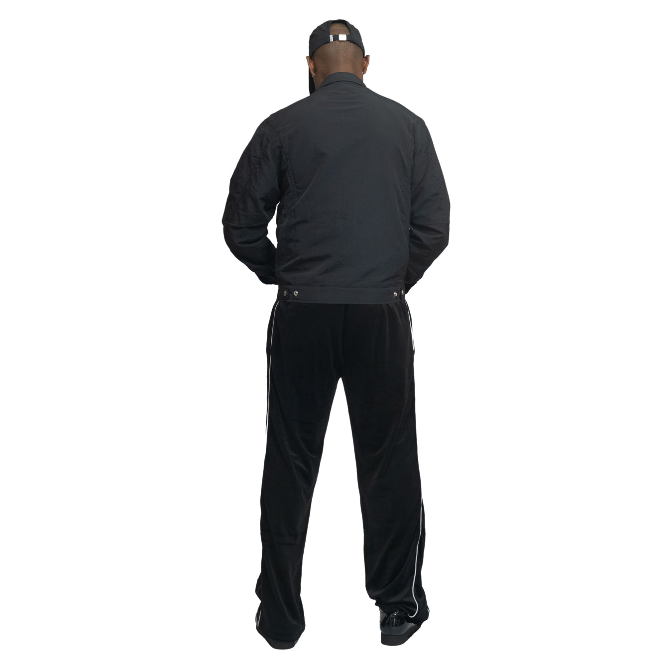 HDL NYLON ZIP JACKET BLACK | HODDLE SKATEBOARDS