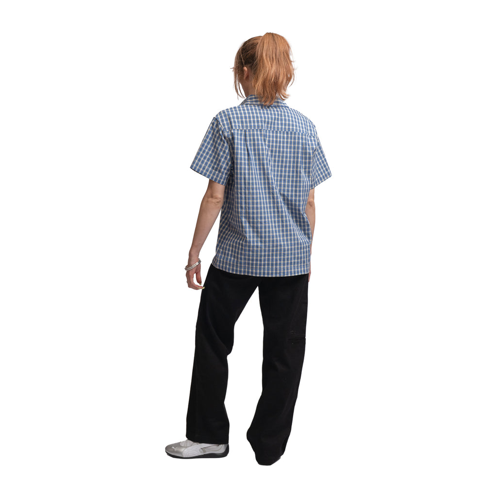 HDL SS BORDER SHIRT BLUE