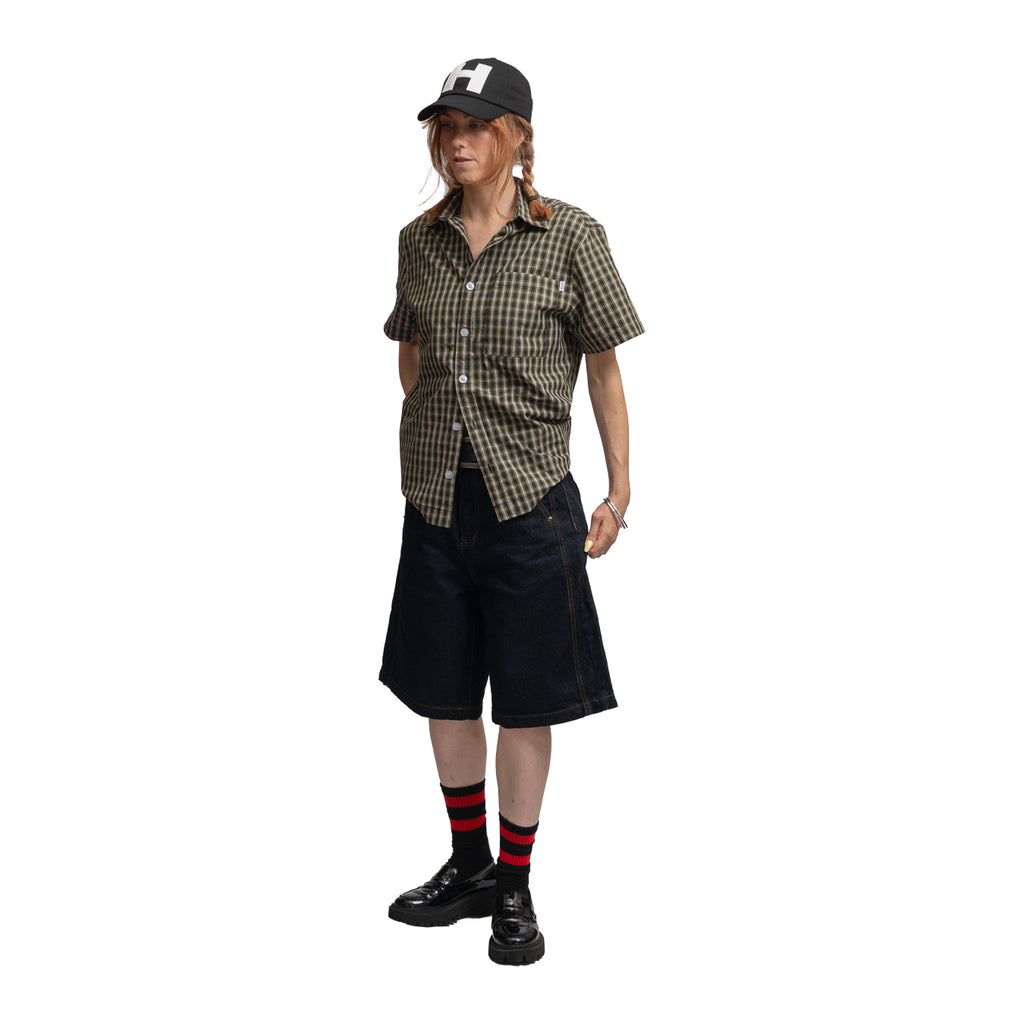 HDL SS BORDER SHIRT GREY