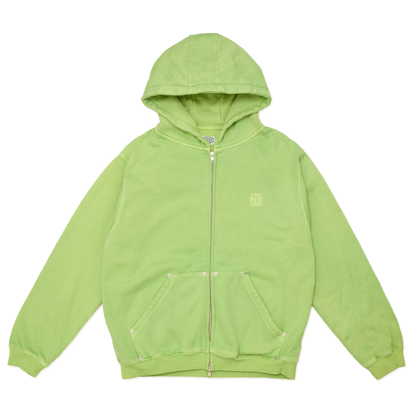 Hoddle ジップパーカー グリーン Hoodies | Hoddle Skateboards | HODDLE SKATEBOARDS