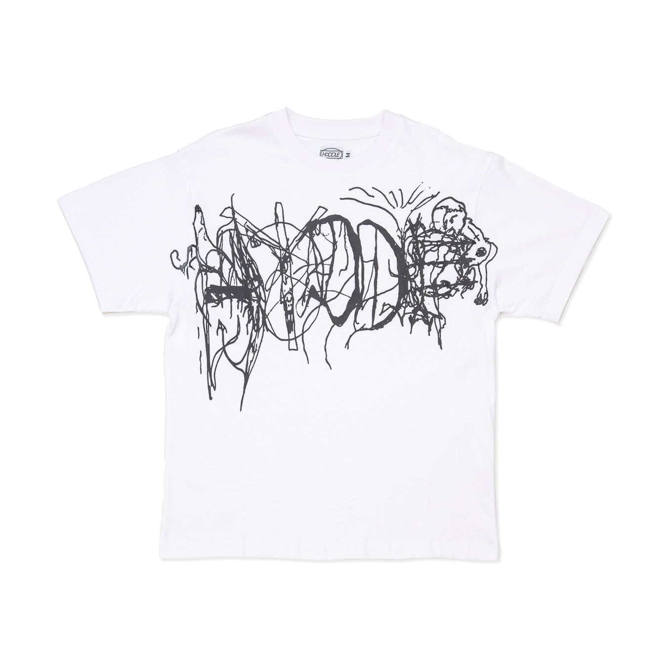 LG HILL TEE WHITE | HODDLE SKATEBOARDS