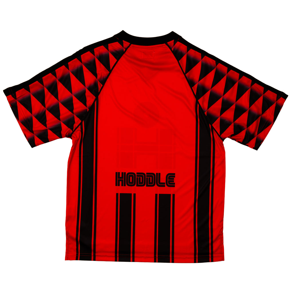 HODDLE FOOTBALL JERSEY - RED/BLACK