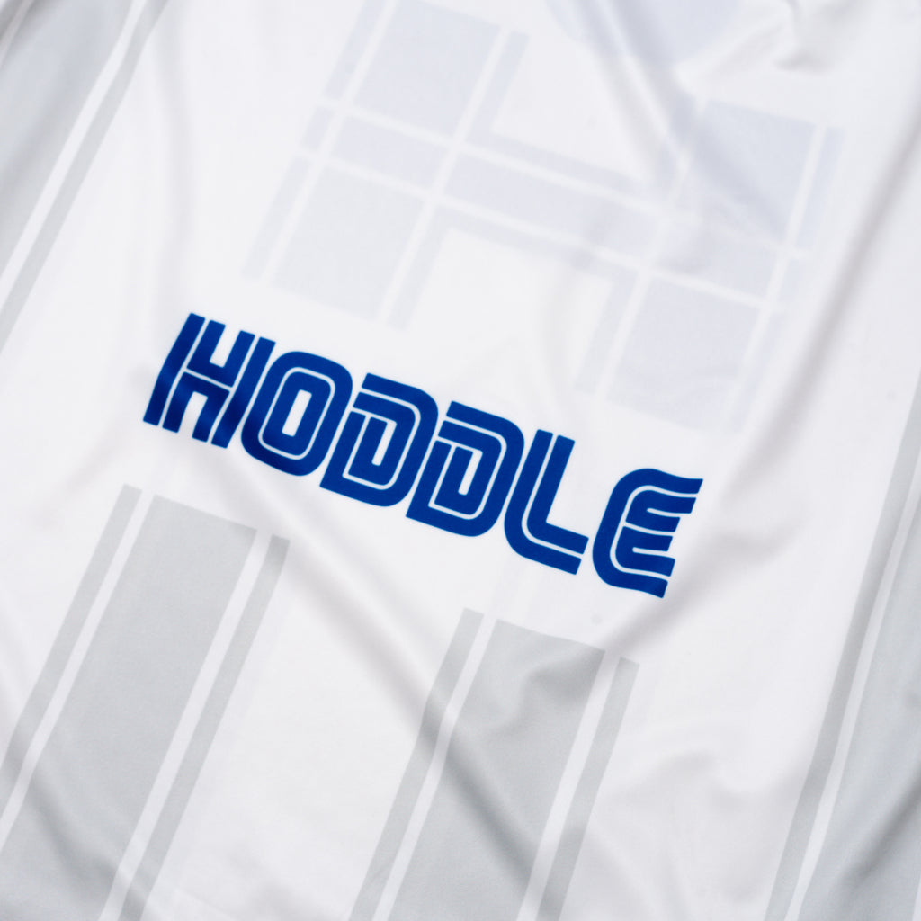 HODDLE FOOTBALL JERSEY - WHITE/BLUE