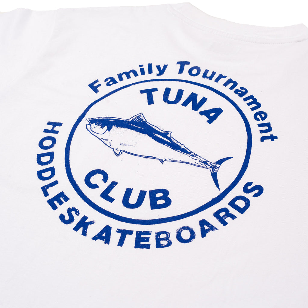 TUNA CLUB TEE  - WHITE / BLUE
