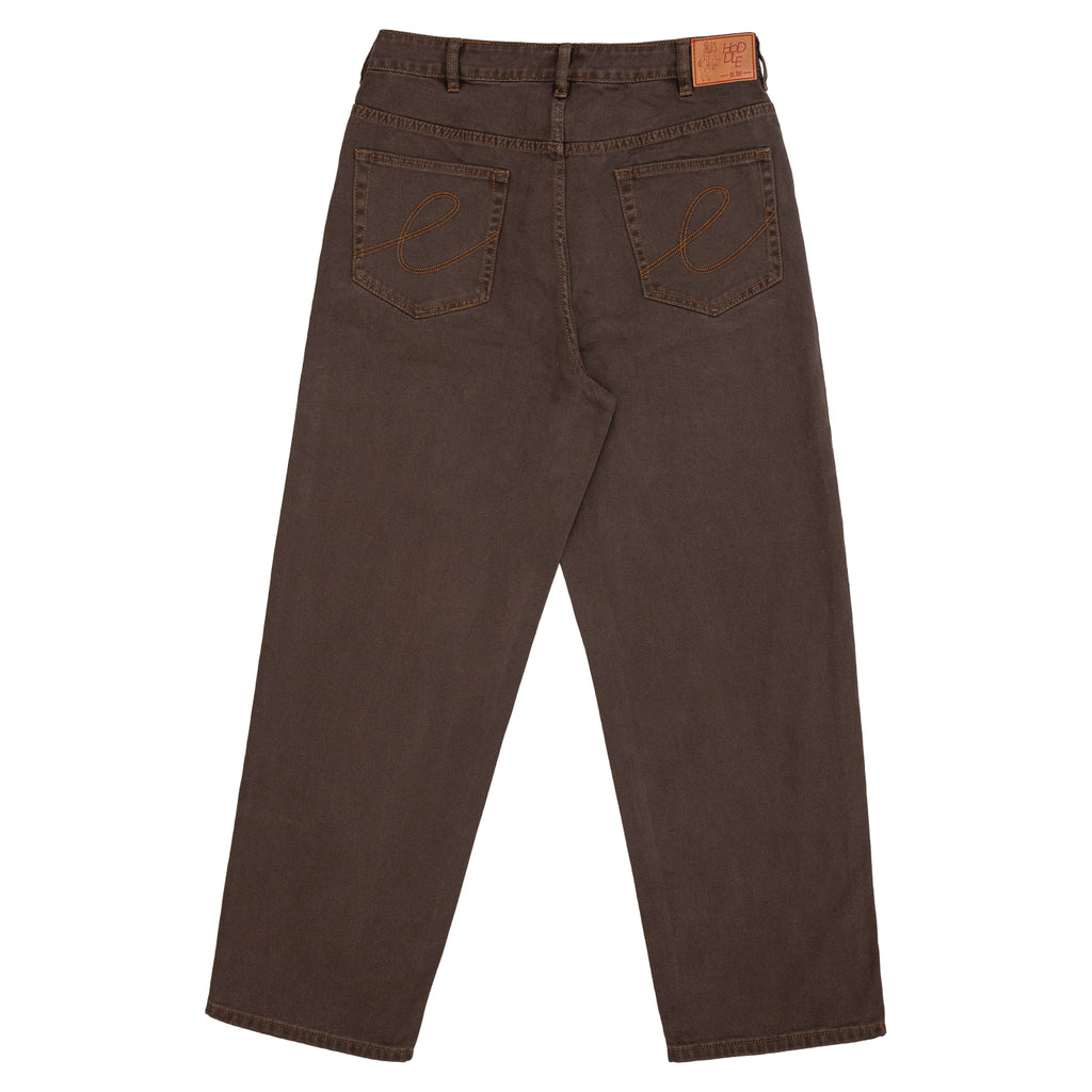 HODDLE RANGER JEAN BROWN CONTRAST STITCH