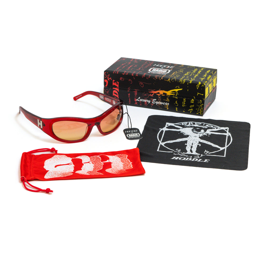 HODDLE X RADIO - PRESTIGIO GLASSES RED