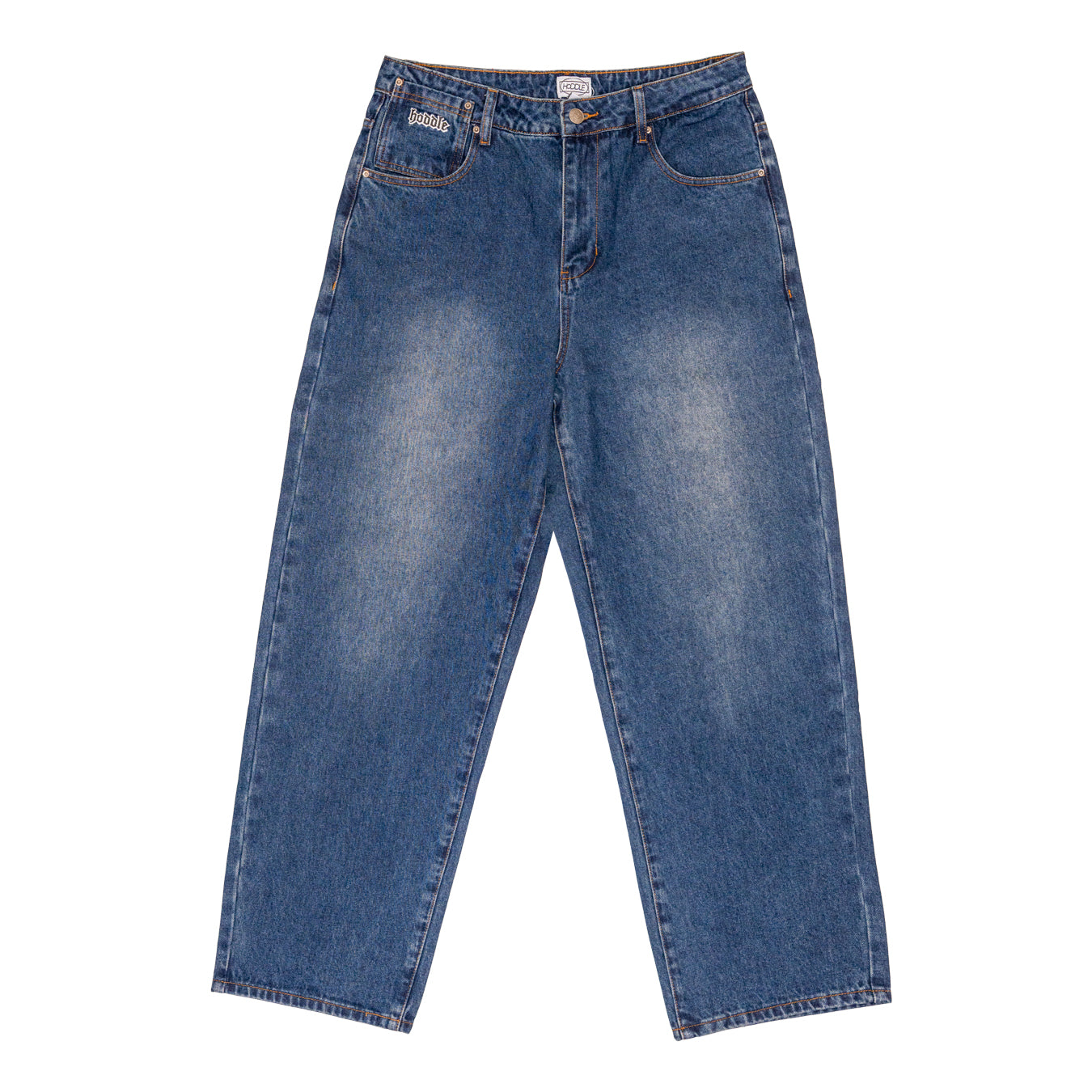 (新品) Hoddle Ranger Jean 34W HODDLE RANGER JEAN - FADED MID WASH INDIGO | HODDLE SKATEBOARDS