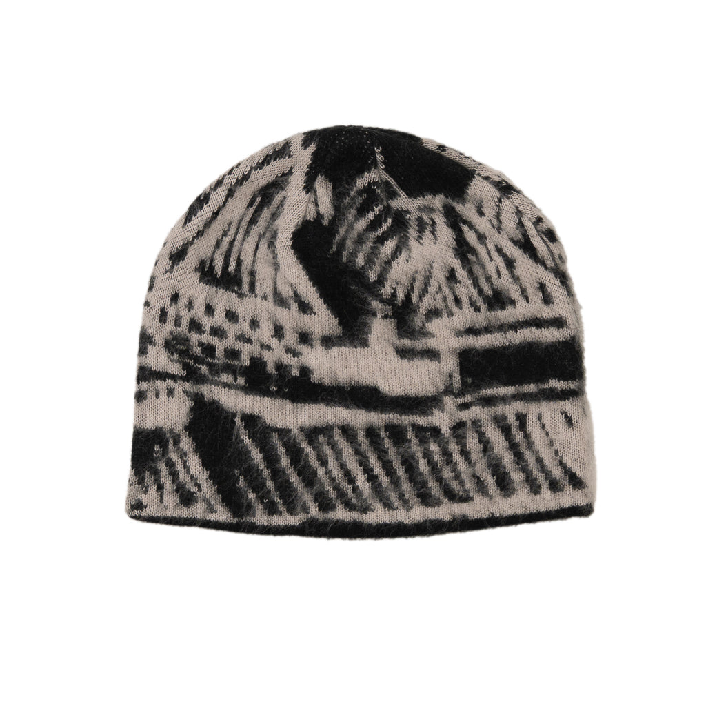 MOHAIR LANDSCAPE BEANIE BLACK