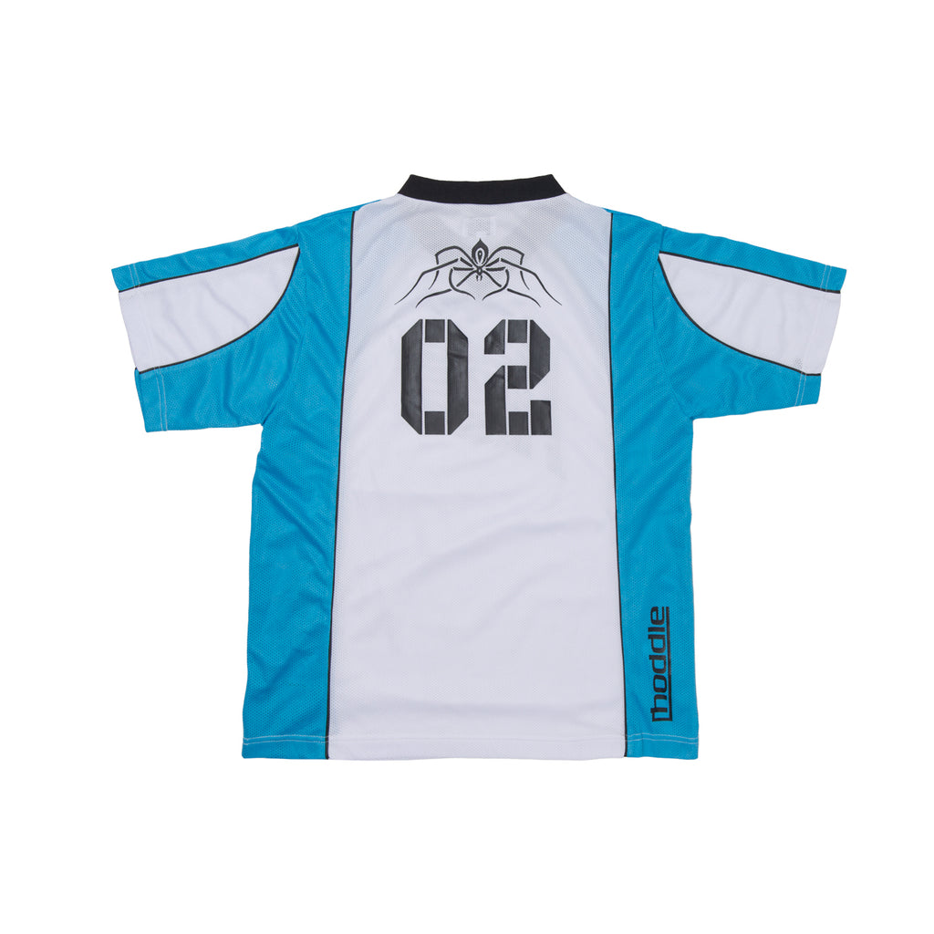 HODDLE SPIDER FOOTBALL JERSEY - WHITE / BLUE