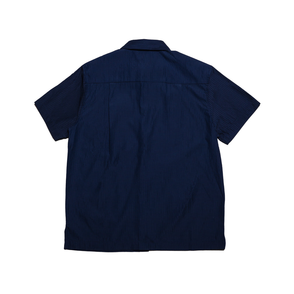 THORN SEERSUCKER SHIRT NAVY