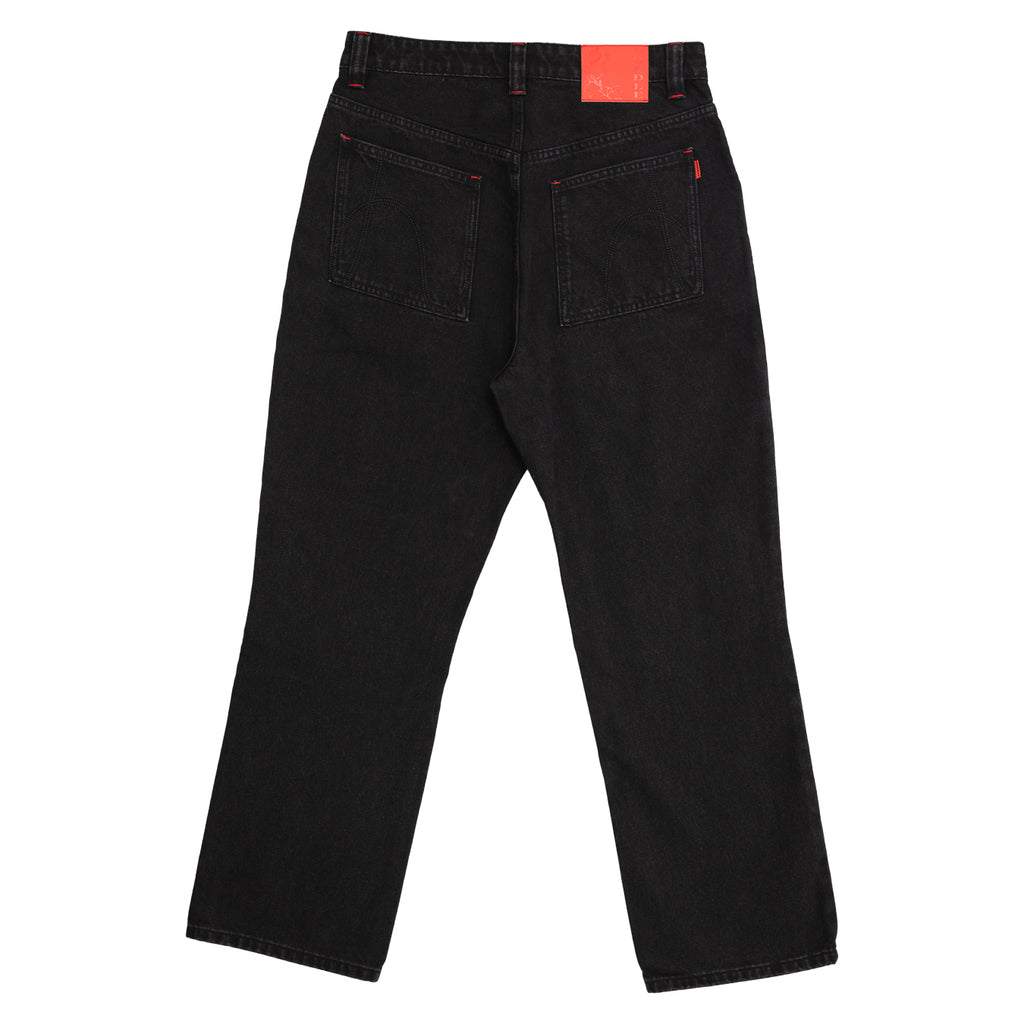 ROUTINE STRAIGHT CUT JEANS BLACK