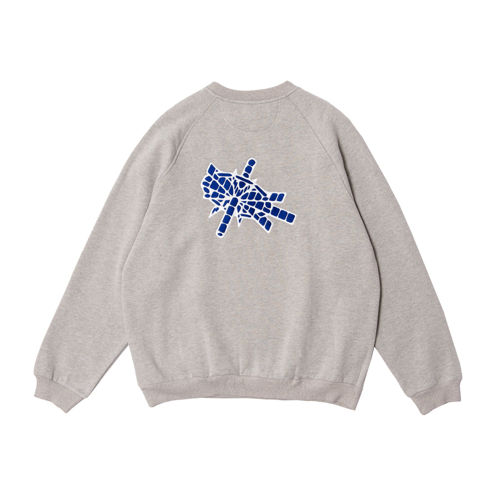 SATELLITE CREW HEATHER GREY