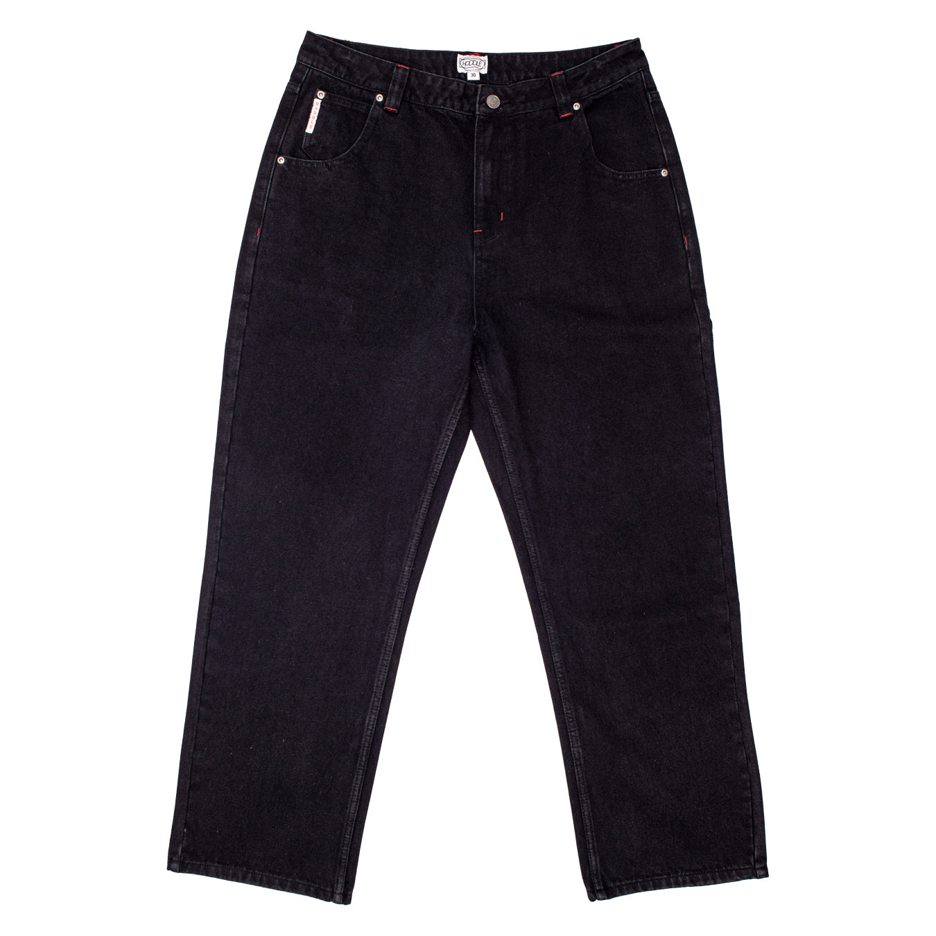 hoddleデニム　激レア　34 HODDLE ブラックデニムパンツ 34 hoddleデニム 激レア 34