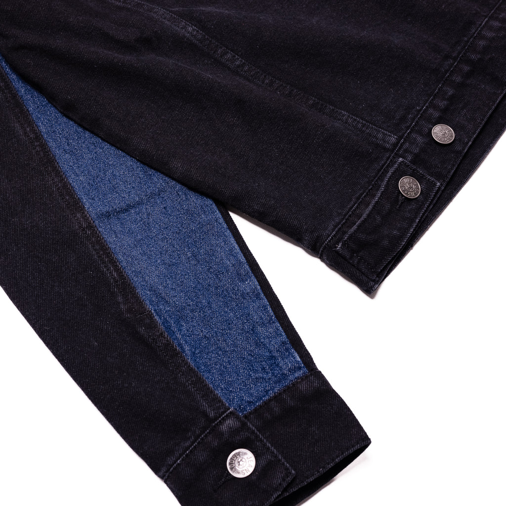 TONAL DEMIN JACKET BLACK / INDIGO