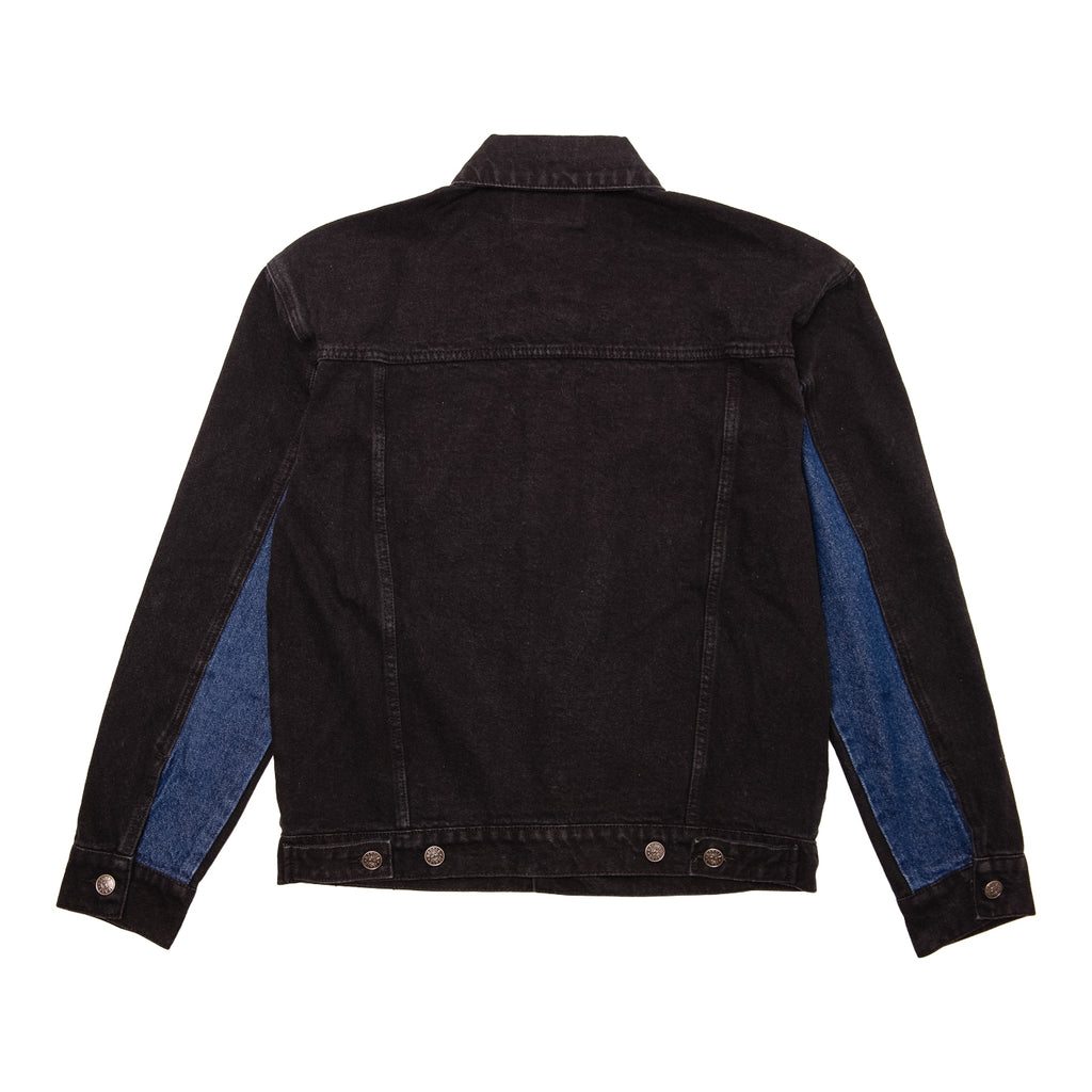 TONAL DEMIN JACKET BLACK / INDIGO