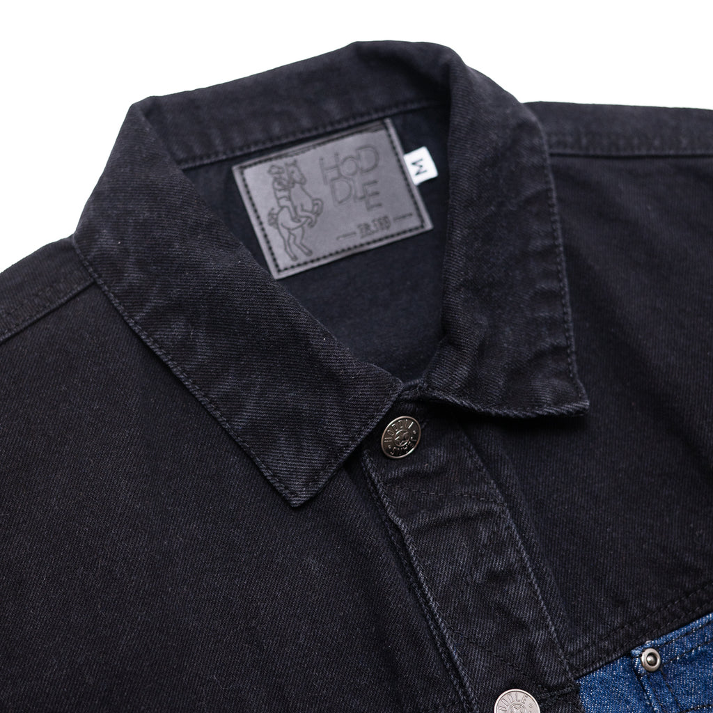 TONAL DEMIN JACKET BLACK / INDIGO