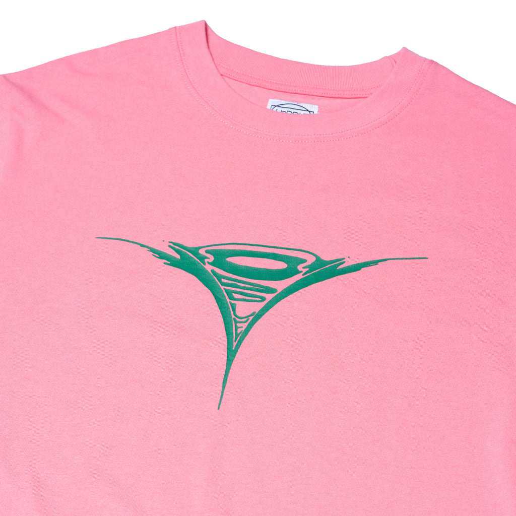 TURBO DOLPHIN LOGO TEE WASHED PINK/GREEN