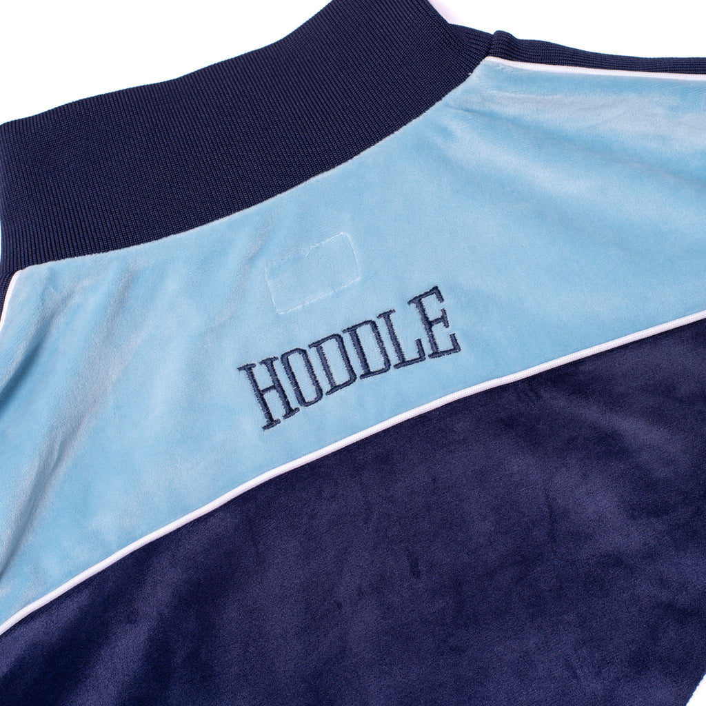 VELOUR TRACK TOP BLUE / NAVY