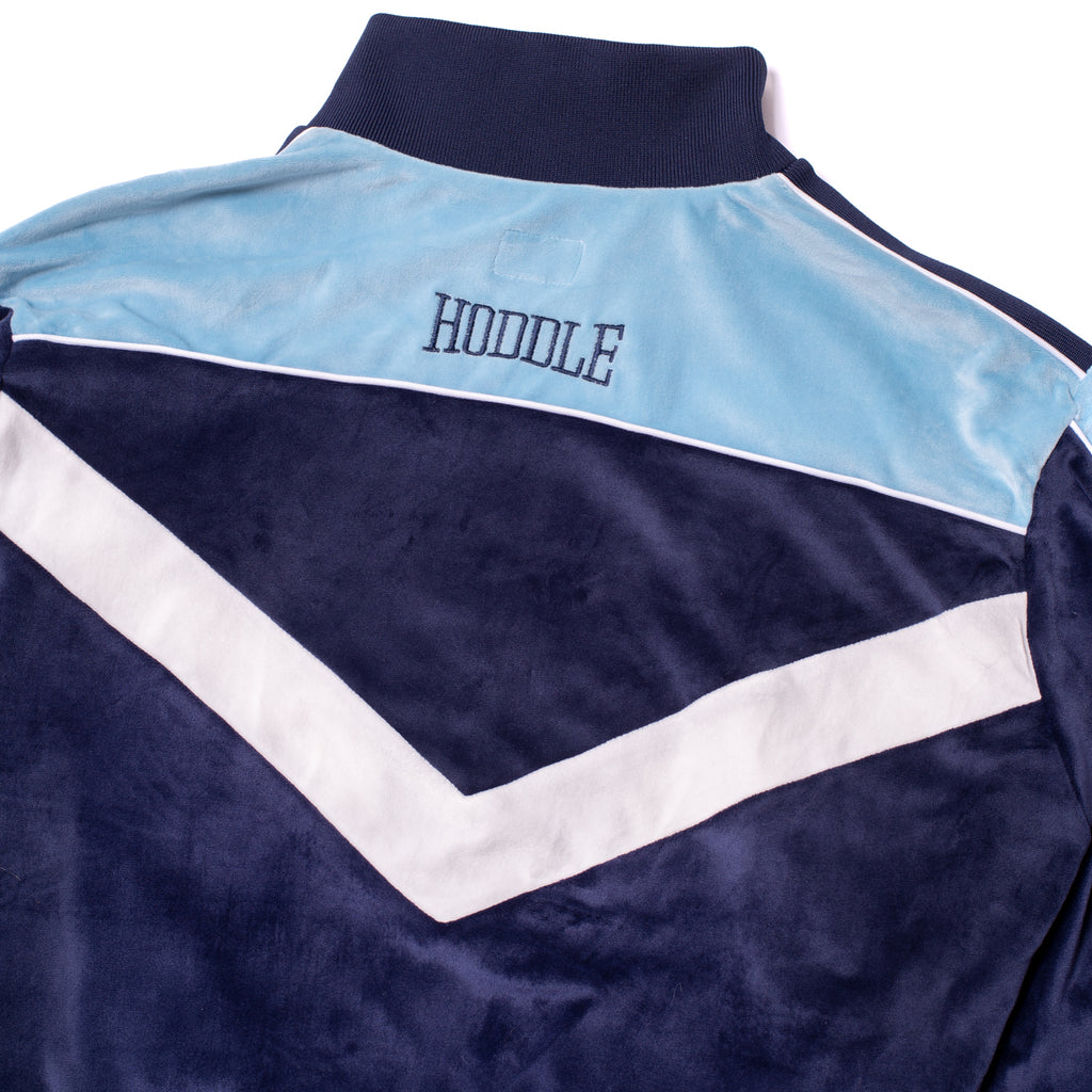 VELOUR TRACK TOP BLUE / NAVY