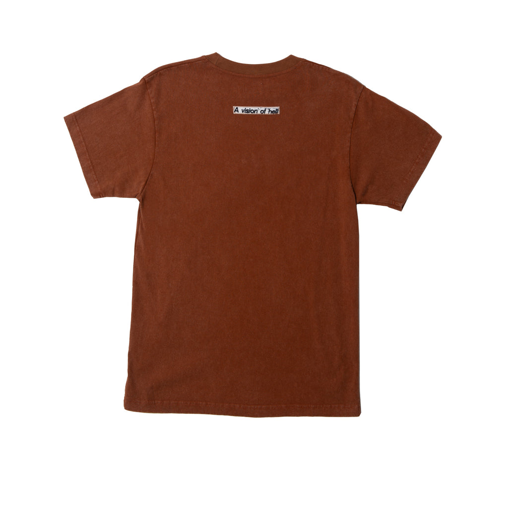 VISON LOGO TEE  BROWN / GREEN