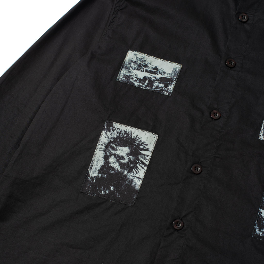 VISON OF HELL OXFORD SHIRT  BLACK