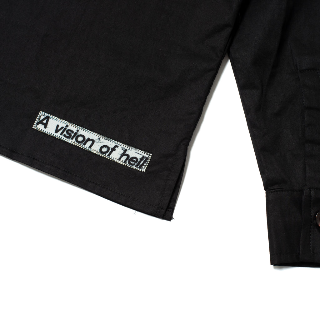 VISON OF HELL OXFORD SHIRT  BLACK