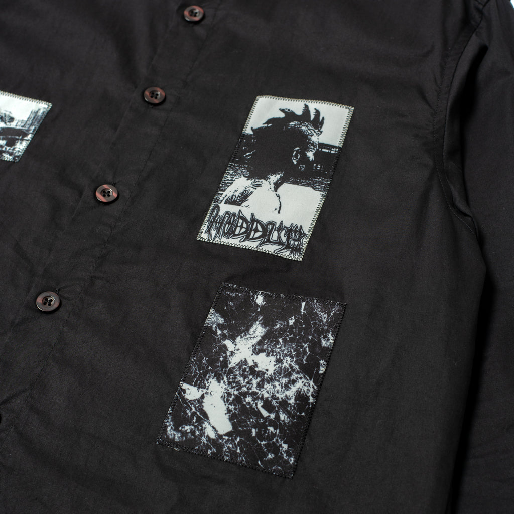 VISON OF HELL OXFORD SHIRT  BLACK