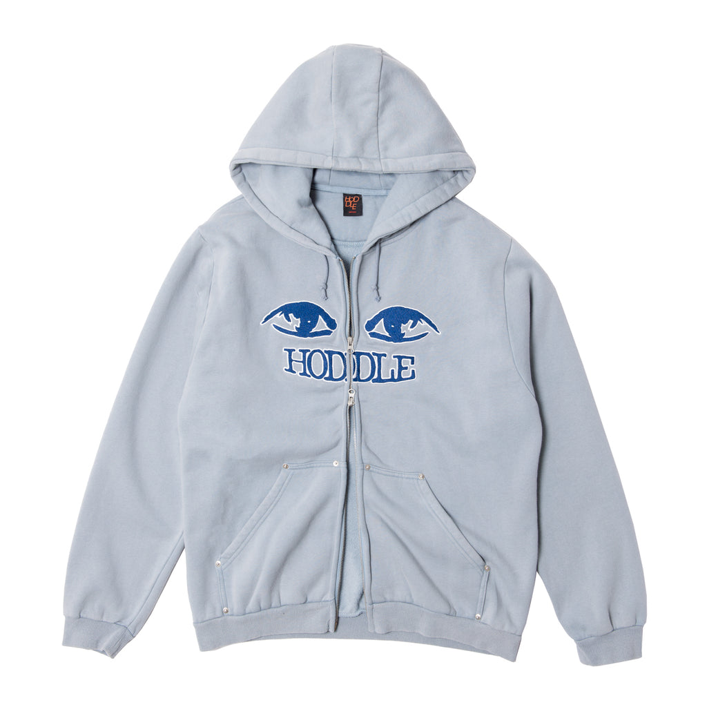 WATCHER ZIP UP HOOD BABY BLUE OVER DYE