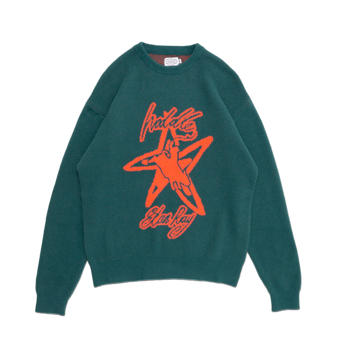 HODDLE X STAN RAY - LONE RIDER - SWEATER GREEN AND RED | HODDLE SKATEBOARDS